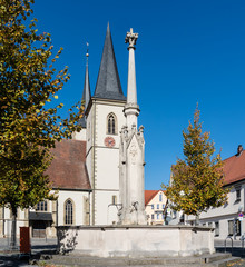 Fototapeta na wymiar Haßfurt in Bayern