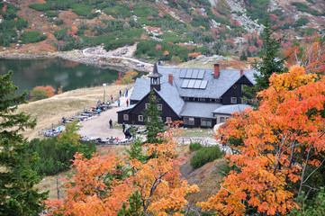 Karkonosze, schronisko Samotnia