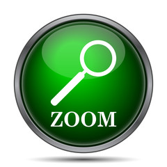 Zoom with loupe icon