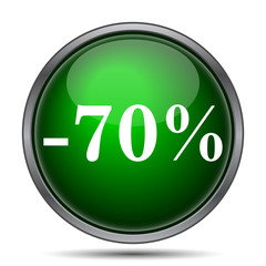 70 percent discount icon