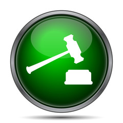 Judge hammer icon