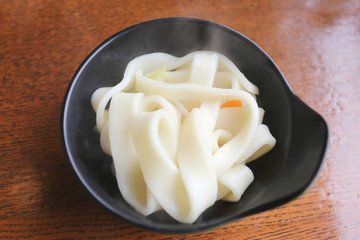 Japanese noodle of Udon Ramen.