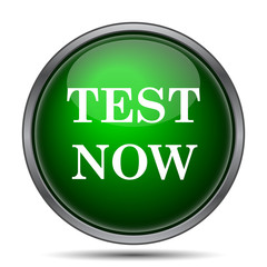 Fototapeta premium Test now icon