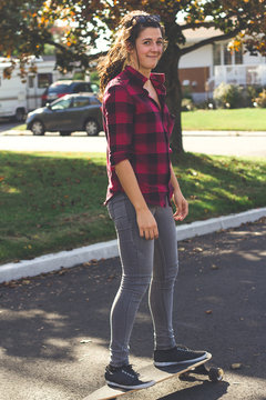 Longboard At Fall