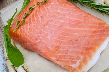 Salted salmon