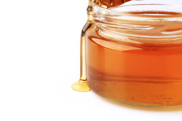 Honey isolated on white background