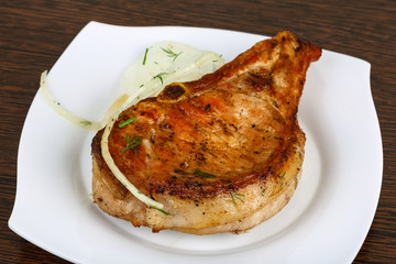 Grilled pork