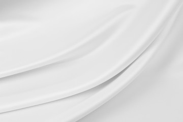 Obraz premium White silk