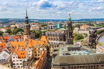 Obraz premium Panoramic view of Dresden