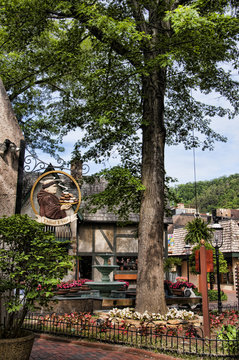Resort  Town in the Smokey Mountains  Gatlinburg Tennessee USA

