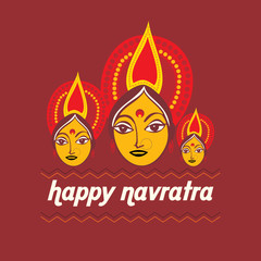 creative navratra concept vector 