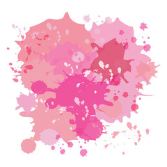 Fototapeta na wymiar Light love pink tone paint background