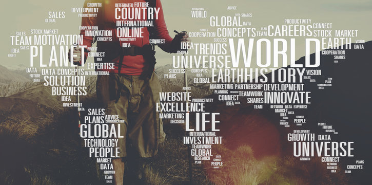 Planet World Earth Universe Global Innovation Concept