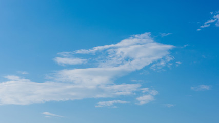 blue sky with cloud