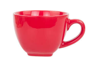 Red tea cup