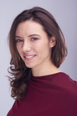 Fototapeta premium portrait of young woman isolated