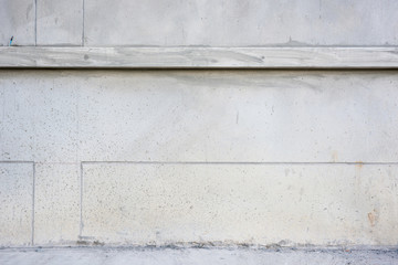 plasterer concrete worker at wall is under development
