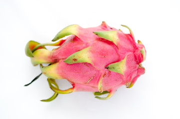 Pitaya or Dragon Fruit / Pitaya or Dragon Fruit isolated against white background
