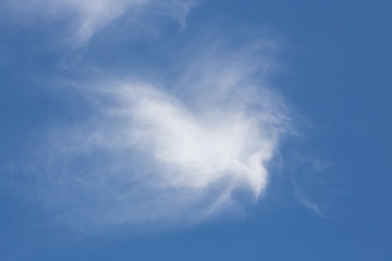 Fototapeta na wymiar Cloud blue sky