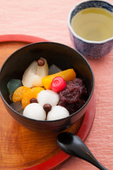 白玉あんみつ