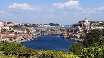 Fototapeta na wymiar panorama of the city of Porto. Portugal