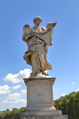 Angel with the Sudarium in Rome, Italy