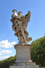 Obraz premium Angel with the Column in Rome, Italy