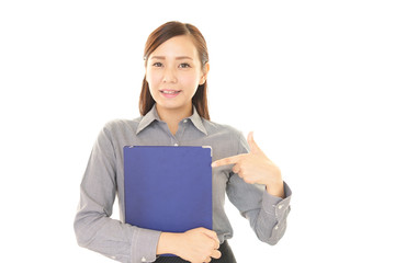 Obraz premium 笑顔の女性