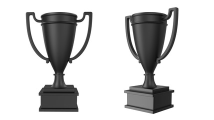 Black trophy for competition winner