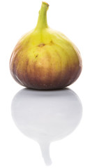 Fig fruits over white background