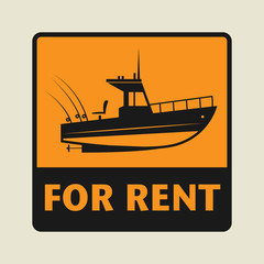 For Rent icon or sign