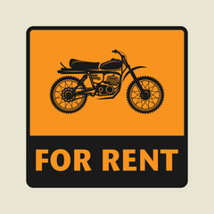 For Rent icon or sign