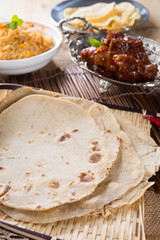 Indian flat-bread called chapati i