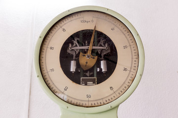Vintage weighing machine