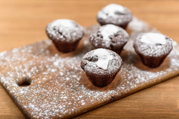 chocolate muffins
