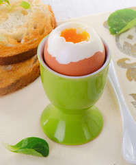 Soft boiled egg