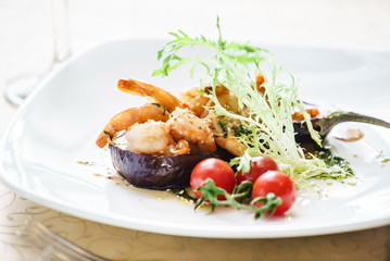 stuffed aubergine