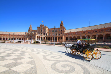 Obraz premium Séville / Andalousie (Espagne) - Plaza de España