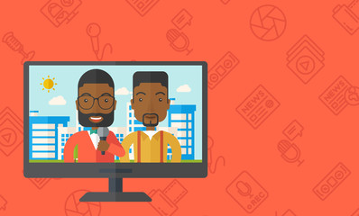 Broadcast interview.