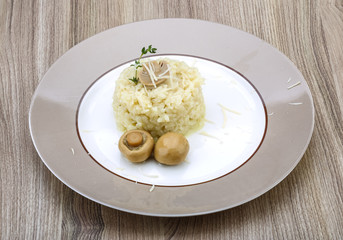 Risotto with mushroom