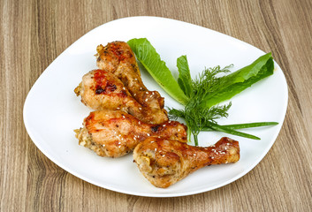Grilled chicken legs