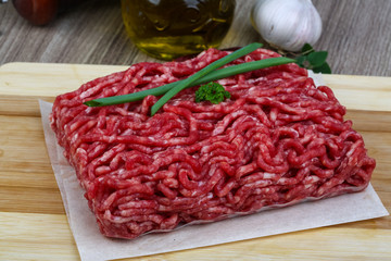 Minced beef meat
