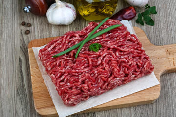 Minced beef meat