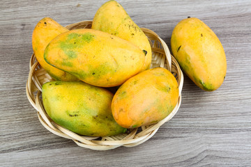 Ripe yellow mango