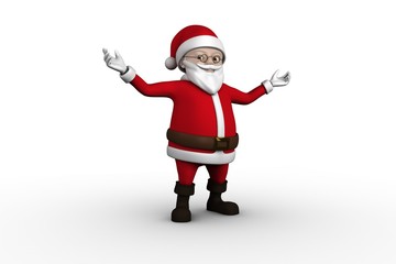 Cute cartoon santa claus