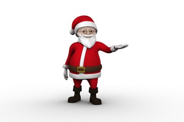 Cute cartoon santa claus