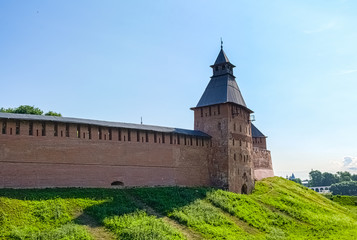 View on Kremlin in Veliky Novgorod