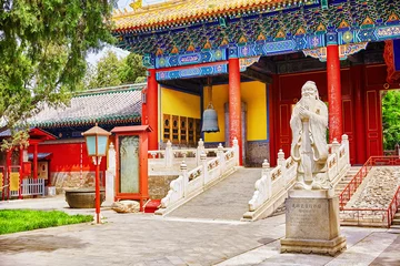 Rolgordijnen Temple of Confucius at Beijing is the second largest Confucian T © BRIAN_KINNEY