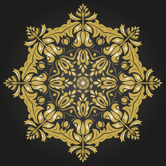 Damask  Oriental Pattern