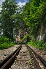 Fototapeta premium World War II Memorial -Waking Trail at Death Railway
